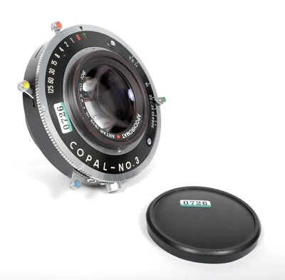 Goerz Apochromat [Red Dot] Artar 16.5" [420mm] F9.5 Objektiv Copal #3 Shutter #0726 - Bild 1 von 4