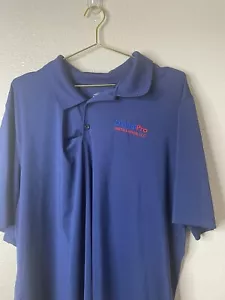 BCG Mens Blue Short Sleeves Polyester Collared Prop Company Shirt Size 2XL - Picture 1 of 9