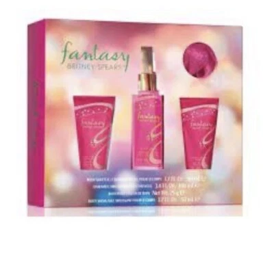 Fantasy Britney Spears 4 Piece Bath Set Gift Set~~NEW~~ - Image 1 of 2