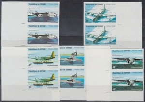 F-EX15608 CONGO MNH 1994 IMPERF PROOF HYDROAVIONS AVION AIRPLANE. - Picture 1 of 1