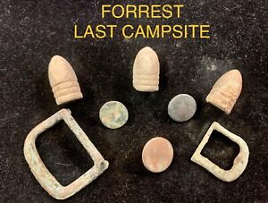 New ListingConfederate Relics -Dug & Recovered @The Site Of Forrestâ€™s Last Campsite.