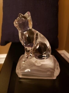 LES ANIMAUX DE CRISTAL D'ARQUIS Chat Cat 5 x 3,5 Envío Gratis Excelente Estado - Imagen 1 de 6