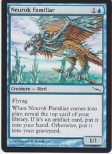4X NEUROK FAMILIAR BLUE MIRRODIN MTG MAGIC NM X4 (yourdeckbuilder)
