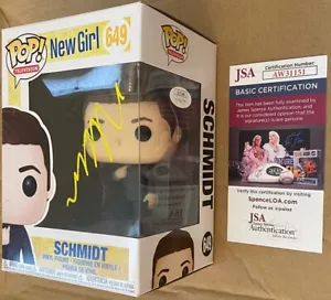 MAX GREENFIELD SIGNED SCHMIDT FUNKO #649 NEW GIRL AUTOGRAPH W/ JSA COA - RARE !! - Picture 1 of 11