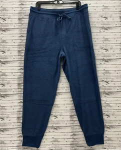 Outerknown Terry Cloth Sweatpants Men's Size XL Tapered Joggers Blue NEW - Picture 1 of 9