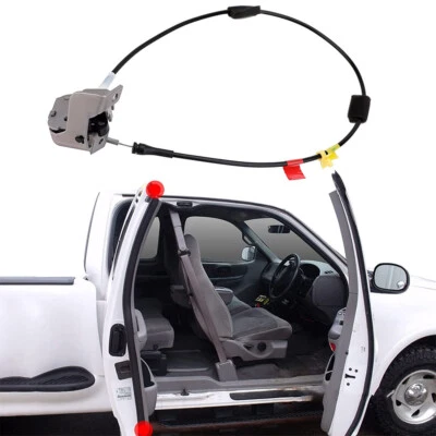 Upper Door Latch w/ Cable Rear Right for 1997-2004 Ford F-150 1997-1999 F-250 - Image 1 of 4