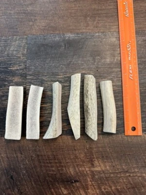 Small Split Elk Antler Dog Chews 1 lb bag. (Grade B) - Image 1 of 2