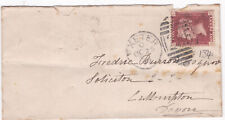 1877 QV GOOD 1d PENNY RED STAMP PLATE 134 ON ST SIDWELLS EXETER COVER (BEND)
