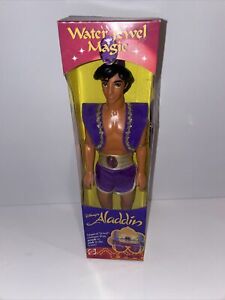 Vintage 1993 Disney Water Jewel Magic Aladdin Doll Mattel #11273 