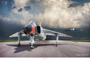 "Final Flight" Avro Arrow RL-204 fine art print - Picture 1 of 1