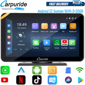Carpuride 7-Zoll-IPS-Touchscreen 2+32G kabellos Apple CarPlay Android Auto Radio - Bild 1 von 14