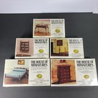 Lot de 5 kits de meubles maison de poupée X-Acto The House of Miniatures - toujours scellés