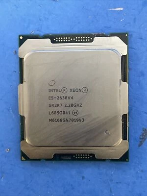 Intel Xeon SR2R7 E5-2630v4 2.2ghz Processor CPU - Image 1 of 2