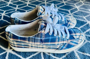 Scarpe da barca Polo Ralph Lauren taglia 10 uomo stringate Brisbane blu a quadri - Foto 1 di 5