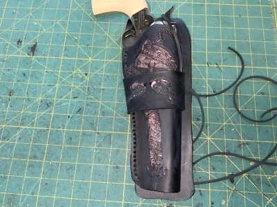 Funda Remington 1875 Remington 1875 cuero tallado personalizado revólver R/H Foto 1 de 4