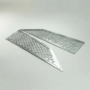 Custom CNC Air Intake Grille Raw Bezels for 2017+ Polaris RZR XP Turbo / Turbo S - Bild 1 von 5