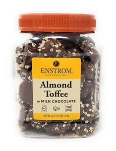 Almond Toffee Tub (Milk, 2.5Lb) - Picture 1 of 4