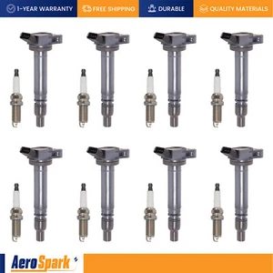 Set of 8 Ignition & 8 Iridium Spark Plug fit 06-17 Lexus LS460 IS350 IS250 GS350 - Picture 1 of 6