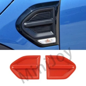 Red Side Plate Fender Sticker Decal Cover For BMW MINI COOPER COUNTRYMAN F60 - Imagen 1 de 3