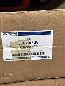 GENUINE FORD PART 5C3Z-8005-JA 1999-2004 F250/350 8 cyl 5.4L SUPER DUTY RADIATOR - Picture 1 of 8