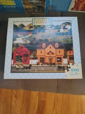 New 1000 Piece Charles Wysocki 2007 Puzzle,"Pinch Penny Square" - Image 1 of 2