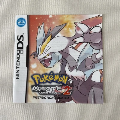 (Solo Manual) Pokemon Blanco Versión 2 - Nintendo DS Auténtico - Imagen 1 de 4