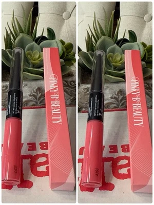 2 Pinky B Beauty The Perfect Lip Combo – Open Heart Lip Liner + Lip Gloss Set - Image 1 of 4
