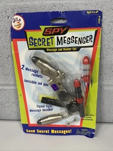 Vintage 90s Wild Planet Spy Secret Messenger Rocket Set Kids Toy 1998 - Picture 1 of 13