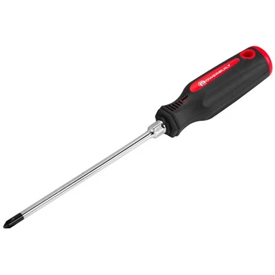 Powerbuilt #2 x 6 Inch Phillips Screwdriver with Double Injection Handle- 646165 - Image 1 of 2