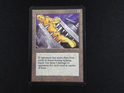 Black Vise LP [Alpha Edition] Mtg Magic Free Tracking! - Image 1 of 4