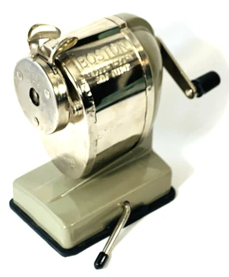 Afiador de lápis vintage Boston montagem a vácuo autoalimentador - Imagem 1 de 4