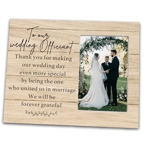 Wedding Officiant Frame - Thank You Gift for Making Our Wedding FrameW-008-OFC - Picture 1 of 8