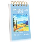 35 Sheets Watercolor Paper Pad 3.5 x 5.5 in, 140 Lb Cold 3.5x5.5 Inch, Blue