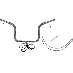 Fat Baggers Handlebar Kit - Pointed Top - 12" - Chrome 801512 - Foto 1 di 3