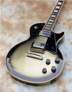 TOP Custom Shop Silver Burst Electric Guitar,ABR-1 Bridge,nibs Binding Guitarra - Picture 1 of 9