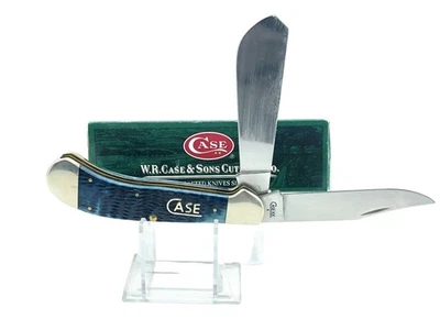 Cuchillo trampero Case XX Saddlehorn Trapper azul mediterráneo 22133 62100 SS con caja Foto 1 de 3