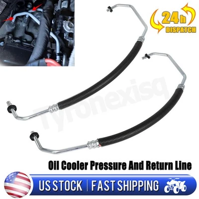 For 08-19 Dodge Grand Caravan Town&Country Oil Cooler Pressure And Return Line Foto 1 de 4