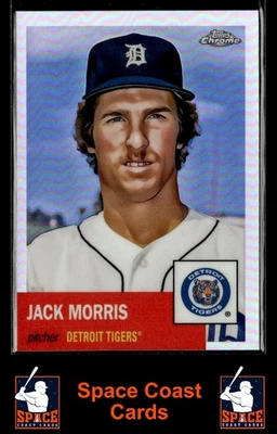 2022 Topps Chrome Platinum Anniversary Refractor Jack Morris #225 - Image 1 of 2