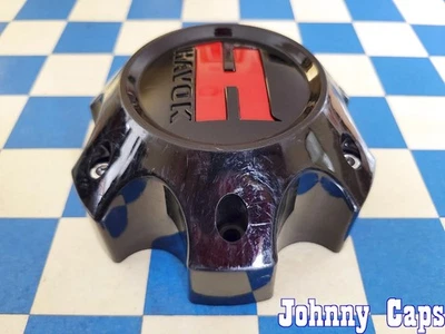 Ruedas HAVOK # CBH06-B1P. Tapacubos (6-LUG) NEGRO BRILLANTE [42] (CANTIDAD. 1) Foto 1 de 4