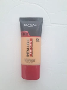 Loreal Infallible Pro-Matte 24 Hr Foundation 106 SUN BEIGE * NEU & folienversiegelt! - Bild 1 von 7