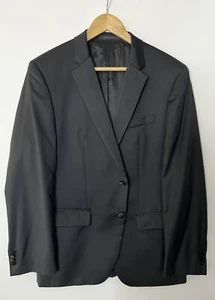 #283 Hugo Boss Halven/Gentry Slim Fit Black Tuxedo Jacket Size 40 Short  - Picture 1 of 8