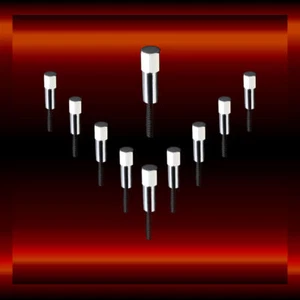 Chrome Valve Cover Mini Bolts Set Of 10 Fits Ford 352 390 427 428 Engines - Picture 1 of 1