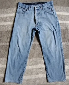 Ermenegildo Zegna Jeans Mens 36x28 Blue Straight Leg Italy - Picture 1 of 10