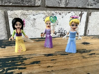 Lego Minifigure Friends Disney Princess ~ Cinderella, Mulan And Elsa - Image 1 of 4