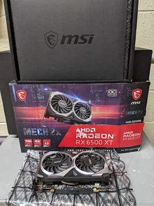 MSI Radeon RX 6500 XT MECH 2X 4G OC Graphics Card PCI-E Gen 4 DP/HDMI - Refurb - Picture 1 of 6