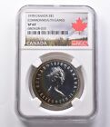 SP67 1978 Canada Silver Dollar Commonwealth Games NGC Beautifully Toned *2975