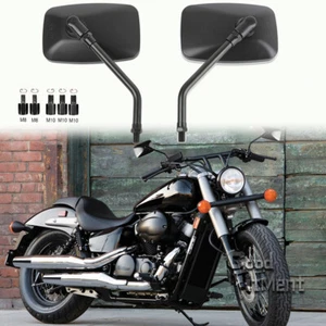 Motorcycle Rear View Side Mirror Set For Honda Shadow Phantom Aero ACE 750 VT750 - Picture 1 of 18