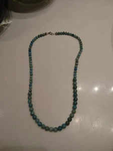 Southwest Graduated Turquoise Beads Necklace - Picture 1 of 3
