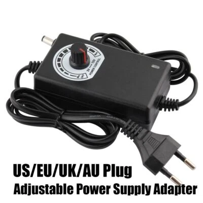 Electrical Adjustable Voltage Charger Variable 3V-12V 2A Power Supply Adapter - Image 1 of 4