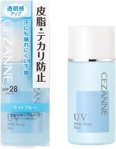 Cezanne UV Make Keep Base SPF28/PA++ Light Blue 30ml Made In Japan - Picture 1 of 6